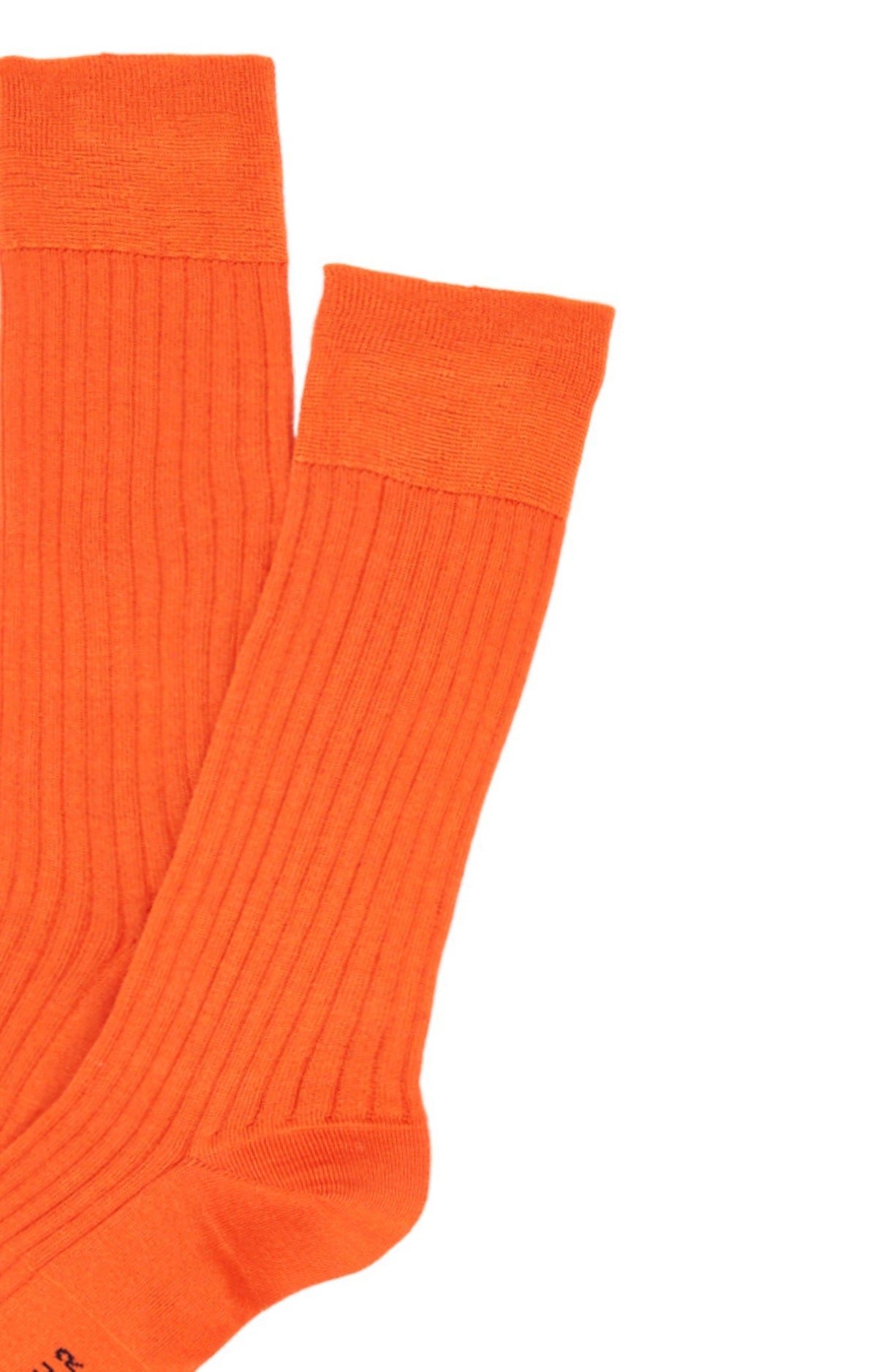 arthur-bob-chaussettes-fil-d-cosse-orange-42-45-coton image 2