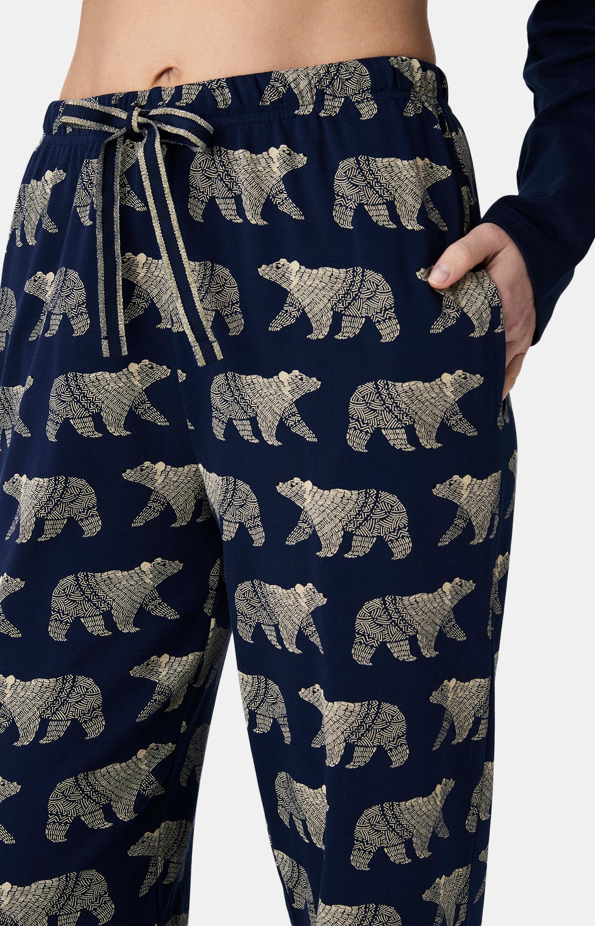 arthur-bob-nuit-polaire-pyjama-marine-coton-bio image 8