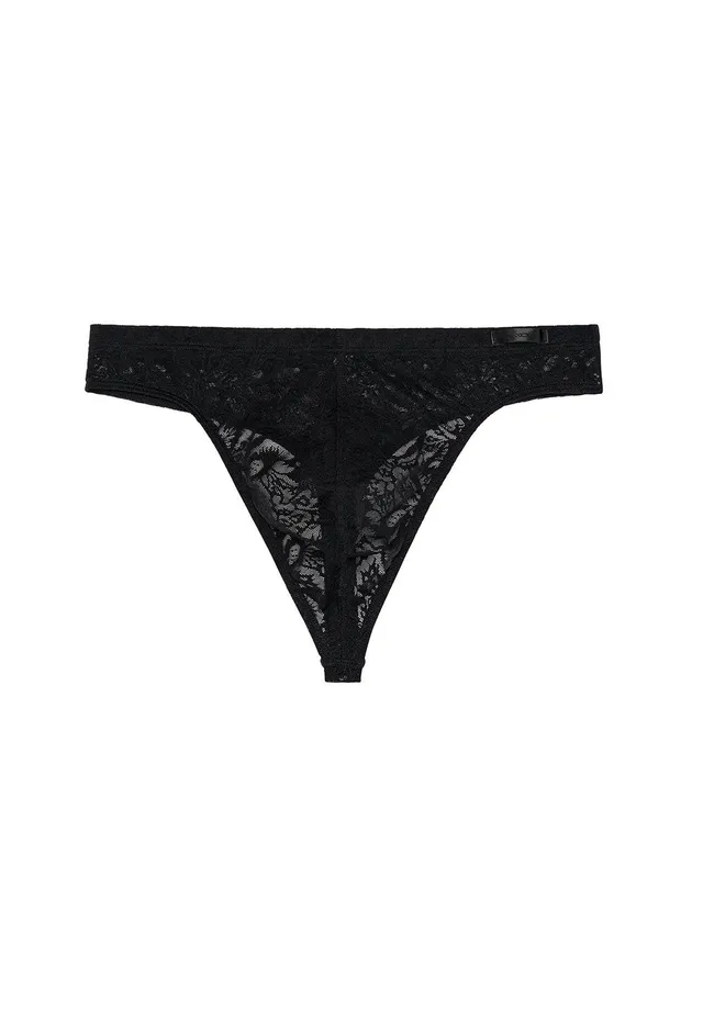 hom-free-cut-lace-g-string-string-homme-noir-dentelle image 1