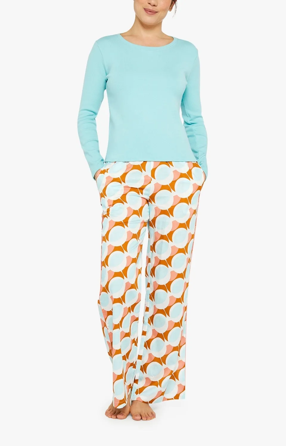 arthur-bob-bulle-pantalon-pyjama-satin-bio-femme image 1