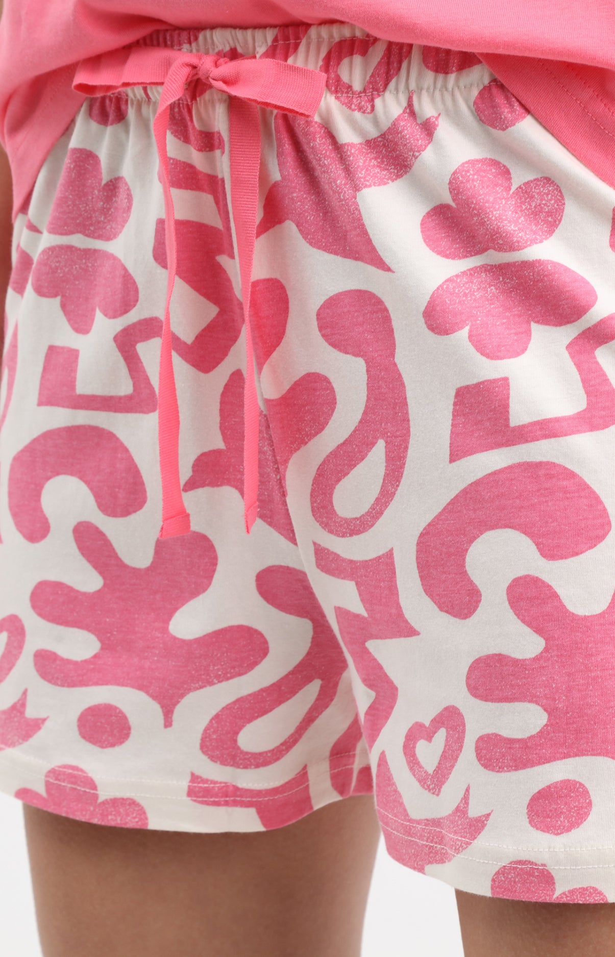 arthur-bob-passionn-e-pyjashort-femme-coton-rose image 3