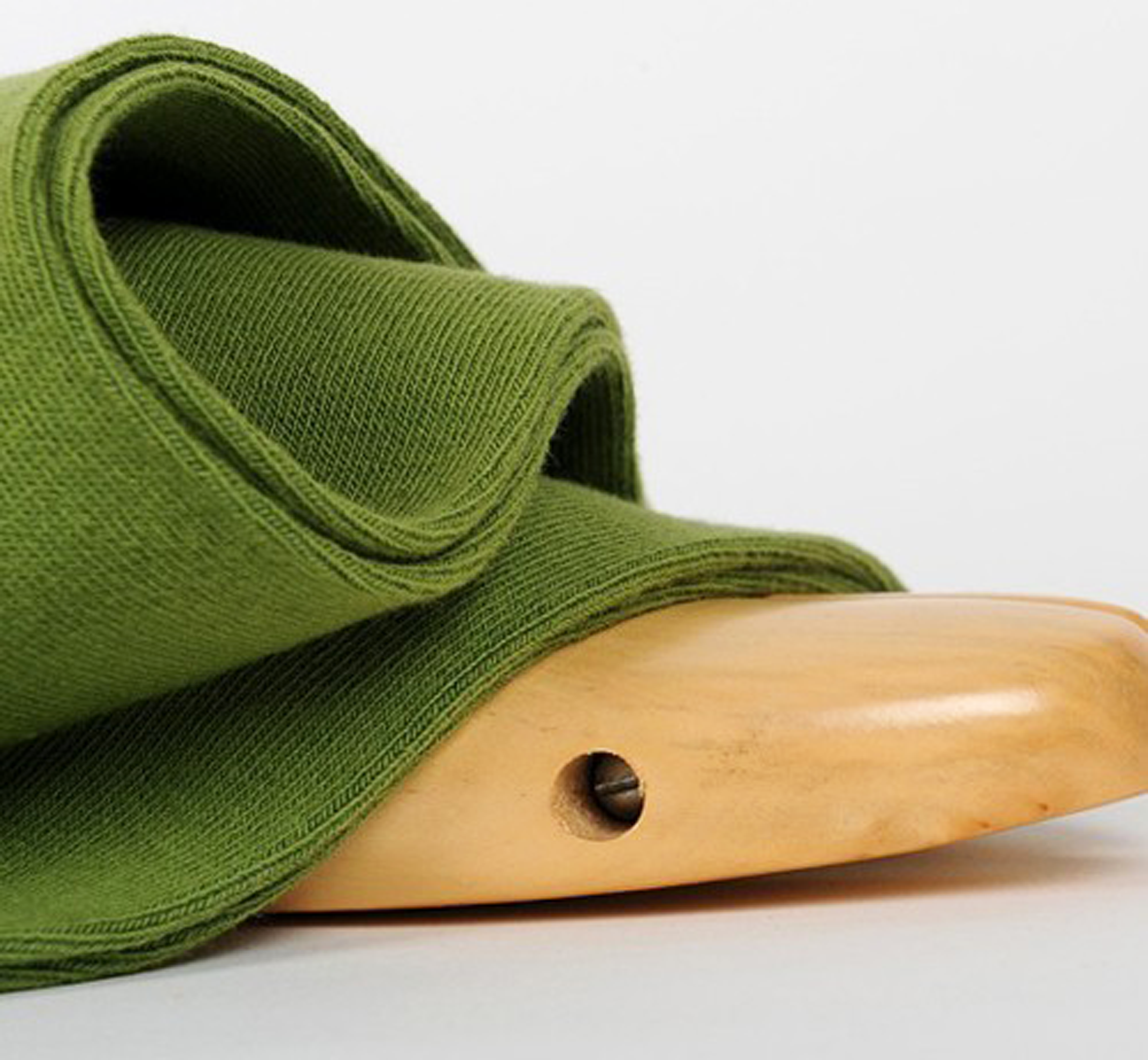 archiduchesse-de-ville-vert-olive-chaussettes-coton-mi-hautes image 6