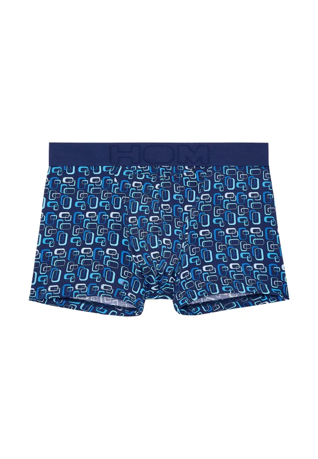 hom-ho1-elvis-boxer-homme-bleu-imprim-microfibre image 1