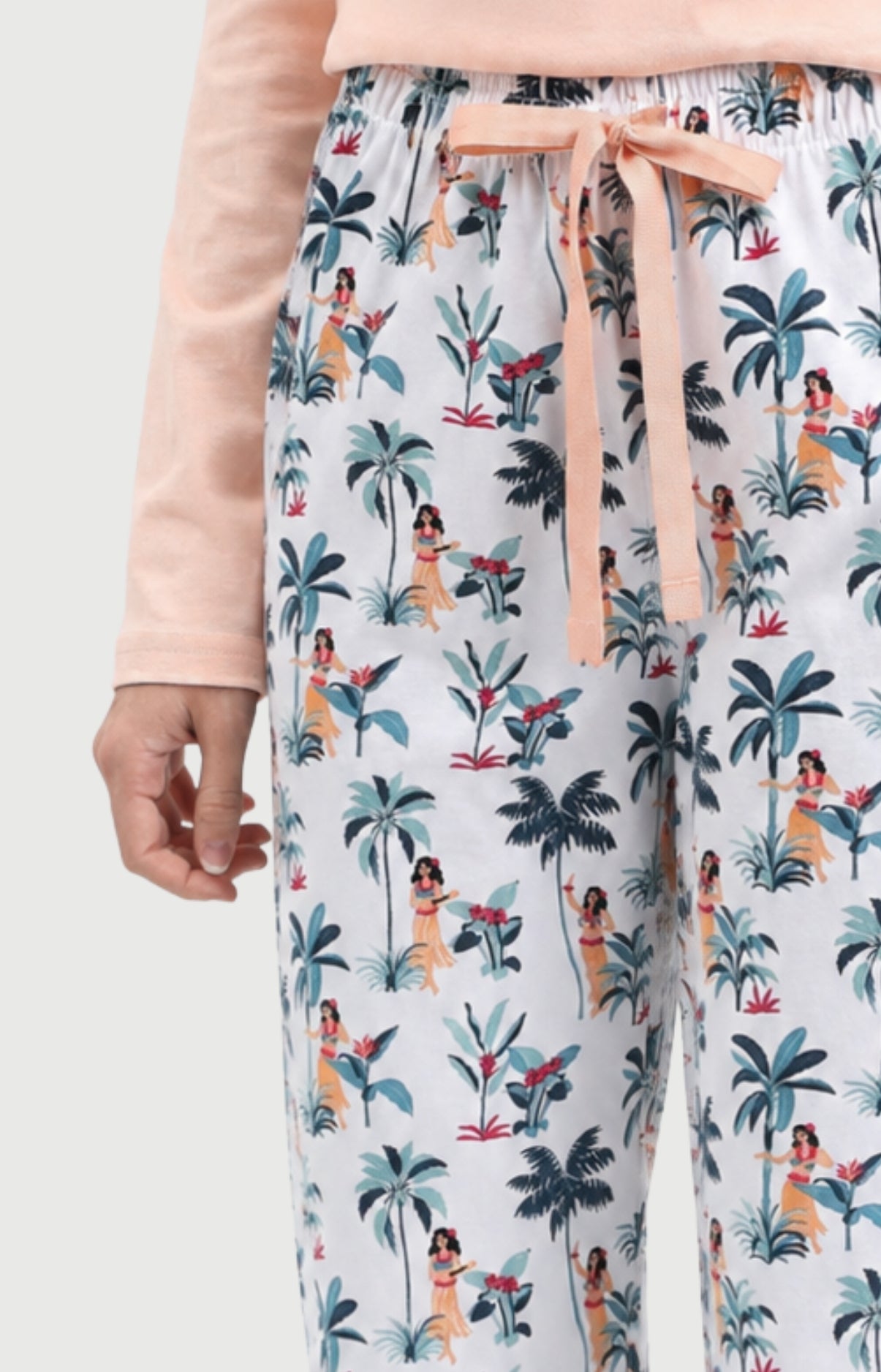 arthur-bob-vahin-pyjama-femme-blanc-rose-coton image 3