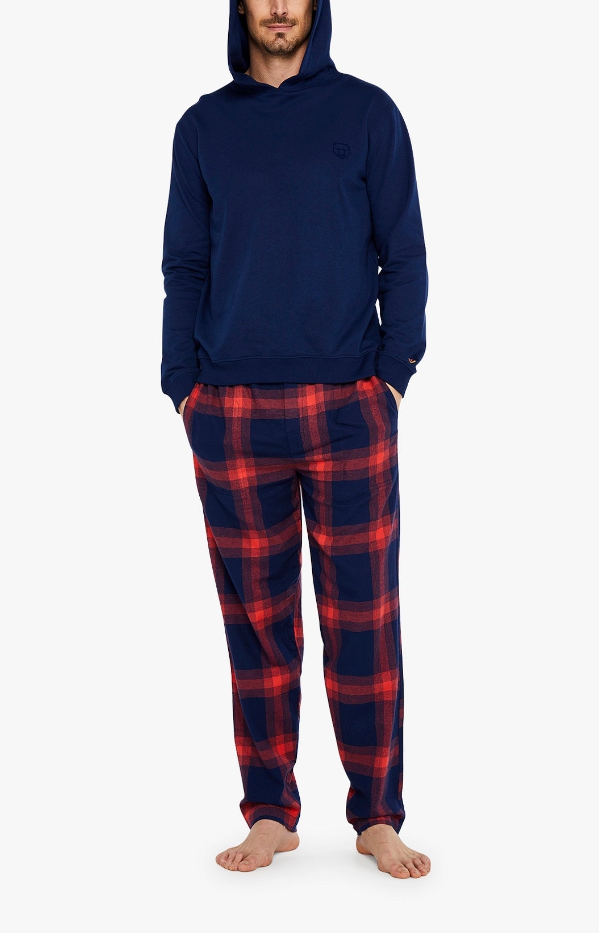 arthur-on-fire-tenue-homme-coton-bio-rouge-l image 5