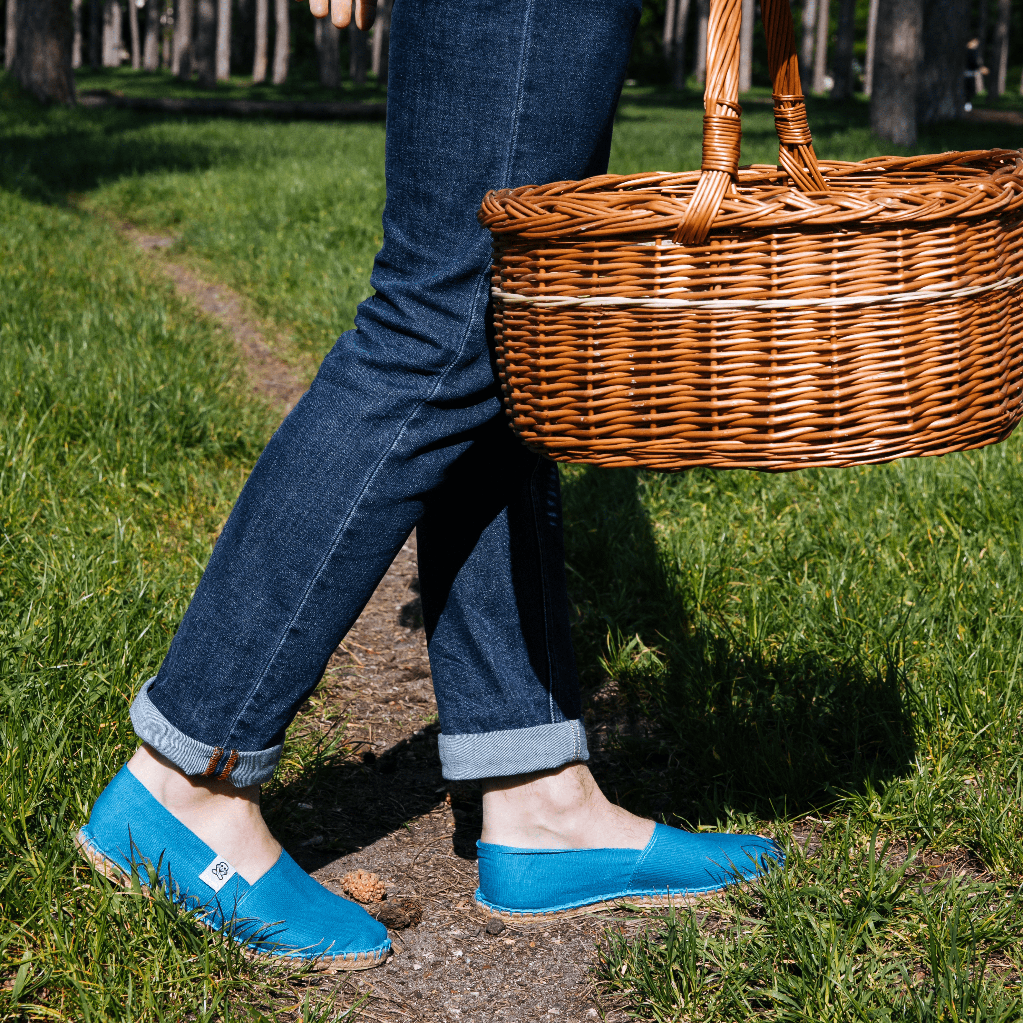 archiduchesse-sport-bleu-gitanes-espadrilles-bleu-coton-recycl image 2