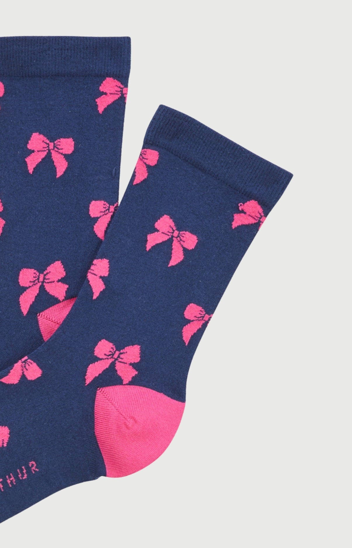 arthur-bob-rosie-chaussettes-femme-marine-36-40-coton image 2