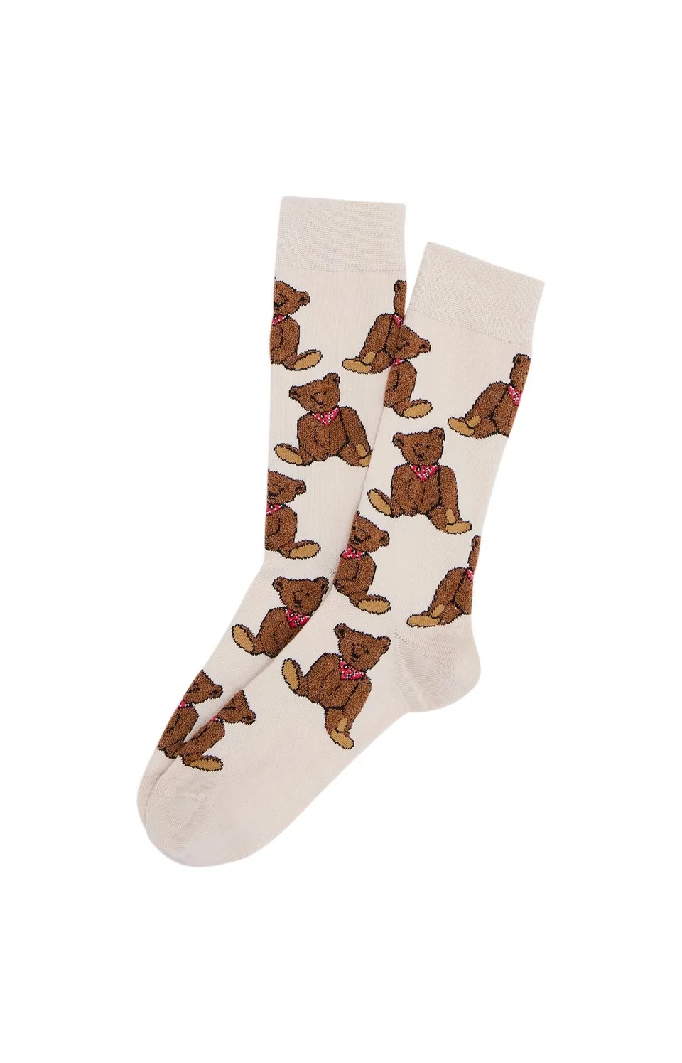 arthur-bob-old-teddy-chaussettes-femme-perle-coton image 1