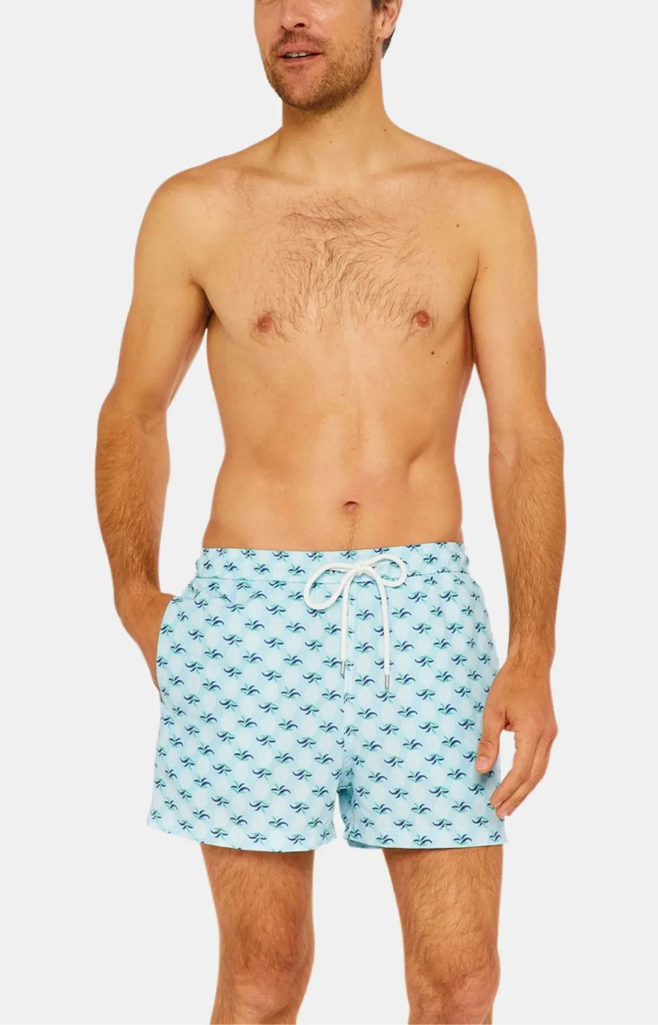 arthur-bob-short-ananas-lagon-bleu-homme image 1
