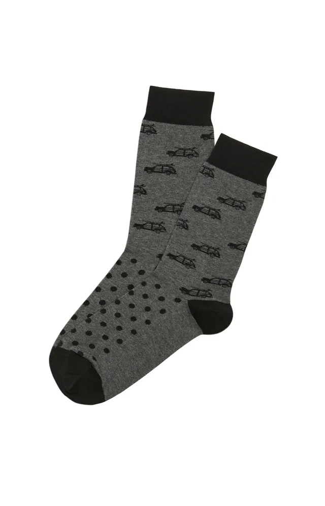 arthur-bob-california-chaussettes-homme-gris-40-46-coton-bio image 1