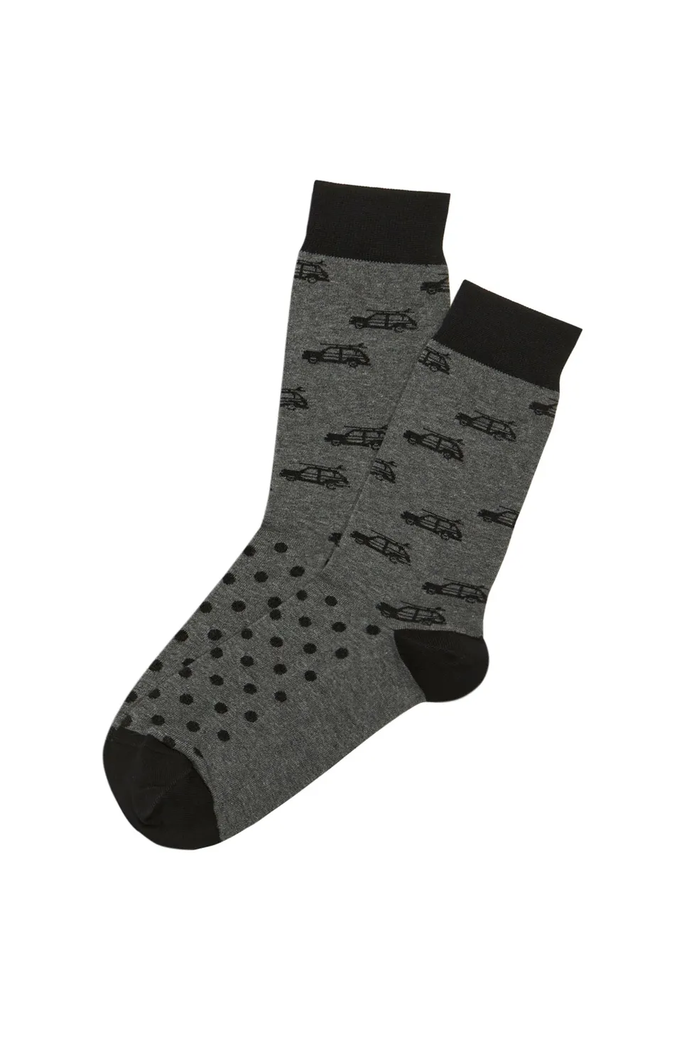 arthur-bob-california-chaussettes-homme-gris-40-46-coton-bio image 1