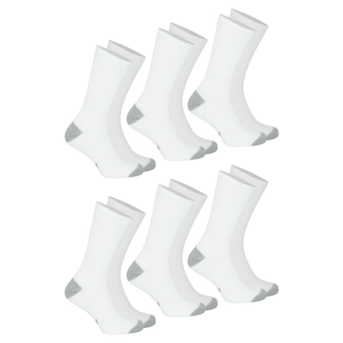athena-ecopack-sport-mi-chaussettes-homme-noir-x6-43-46 image 4