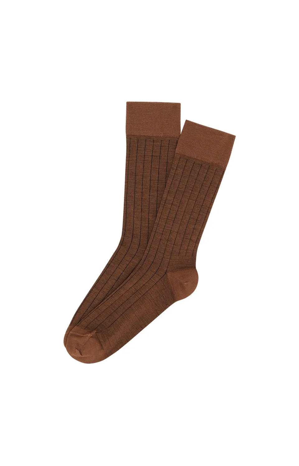 arthur-bob-caf-chaussettes-homme-marron-40-46-laine-coton image 1