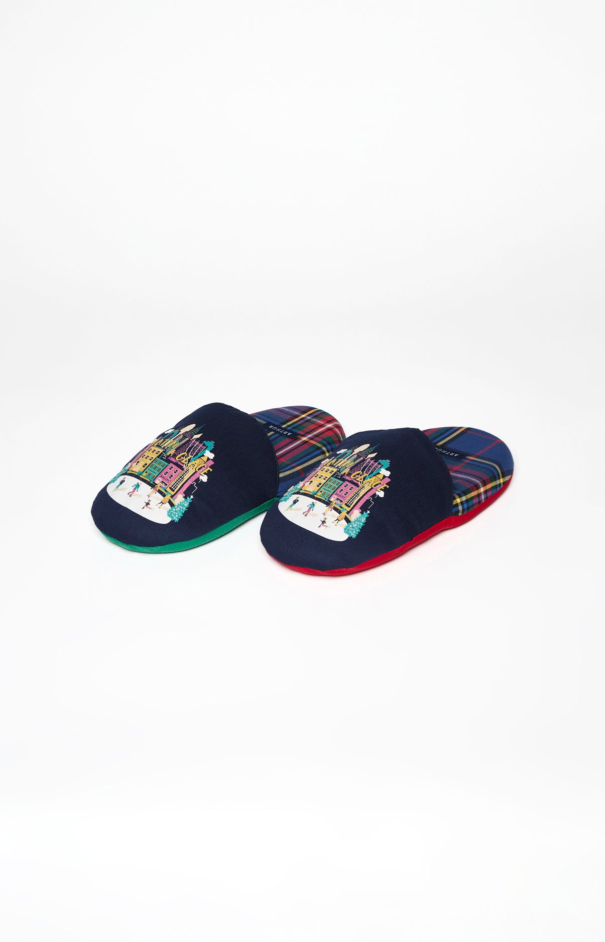 arthur-bob-matin-glace-pantoufles-homme-rouge image 1