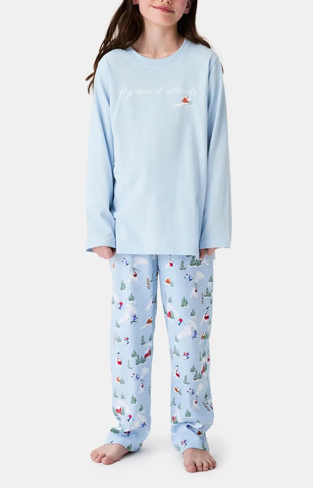 arthur-bob-no-l-en-altitude-pyjama-enfant-ciel-coton-pais image 1