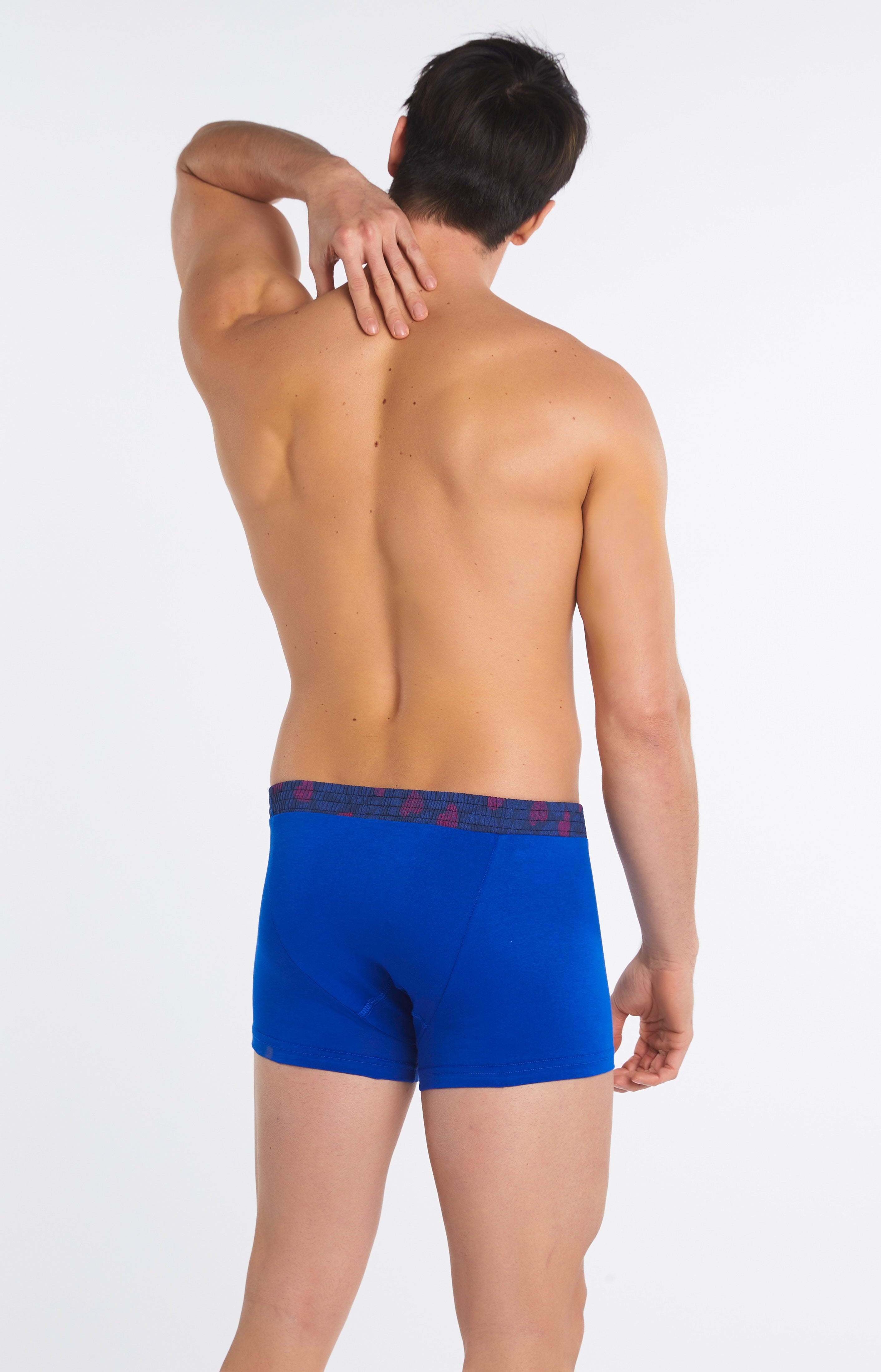 arthur-bob-club-roi-boxer-homme-bleu-coton-bio-ceinture image 5