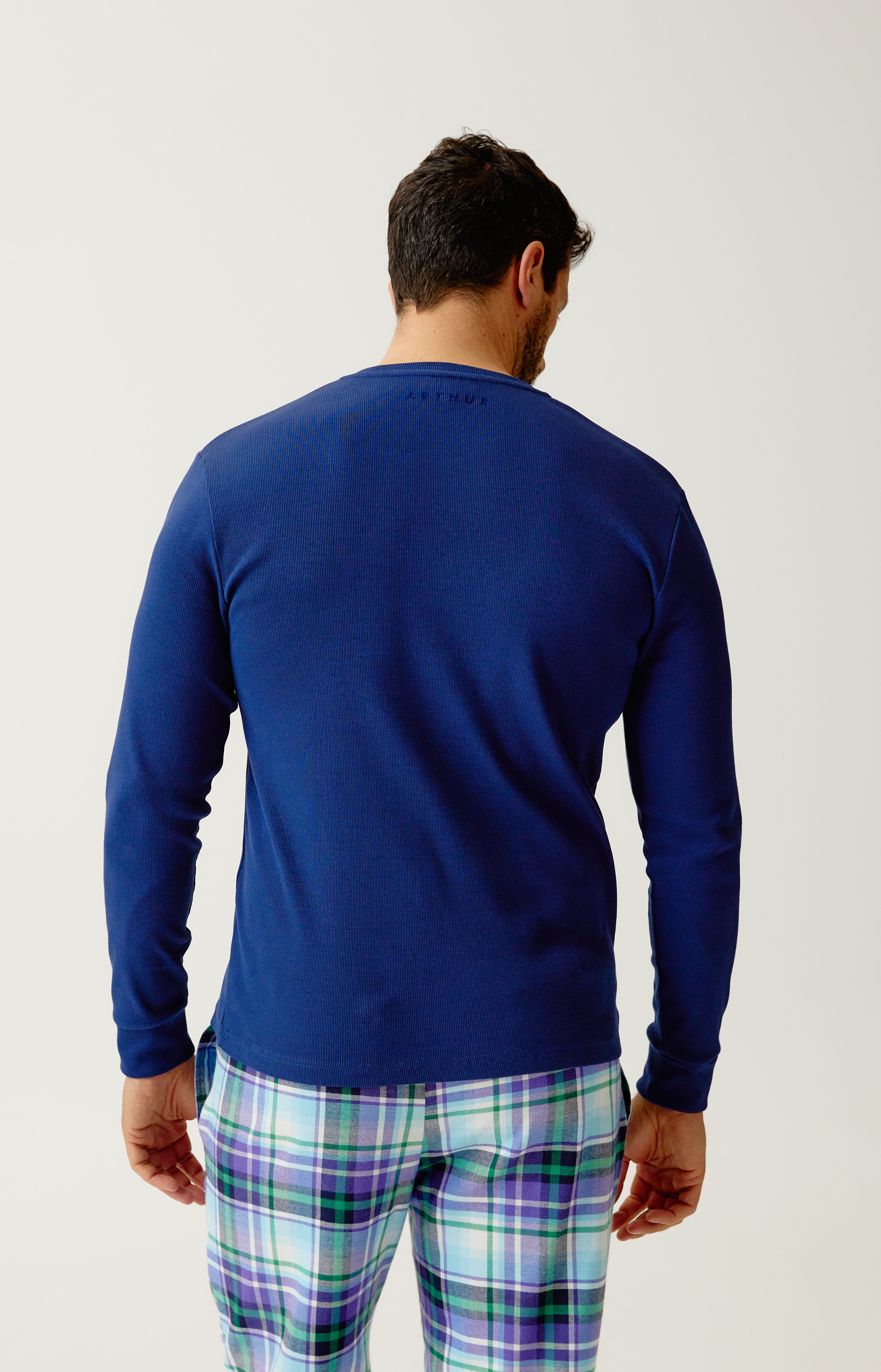arthur-bob-minuit-tee-shirt-nuit-homme-marine-modal image 6