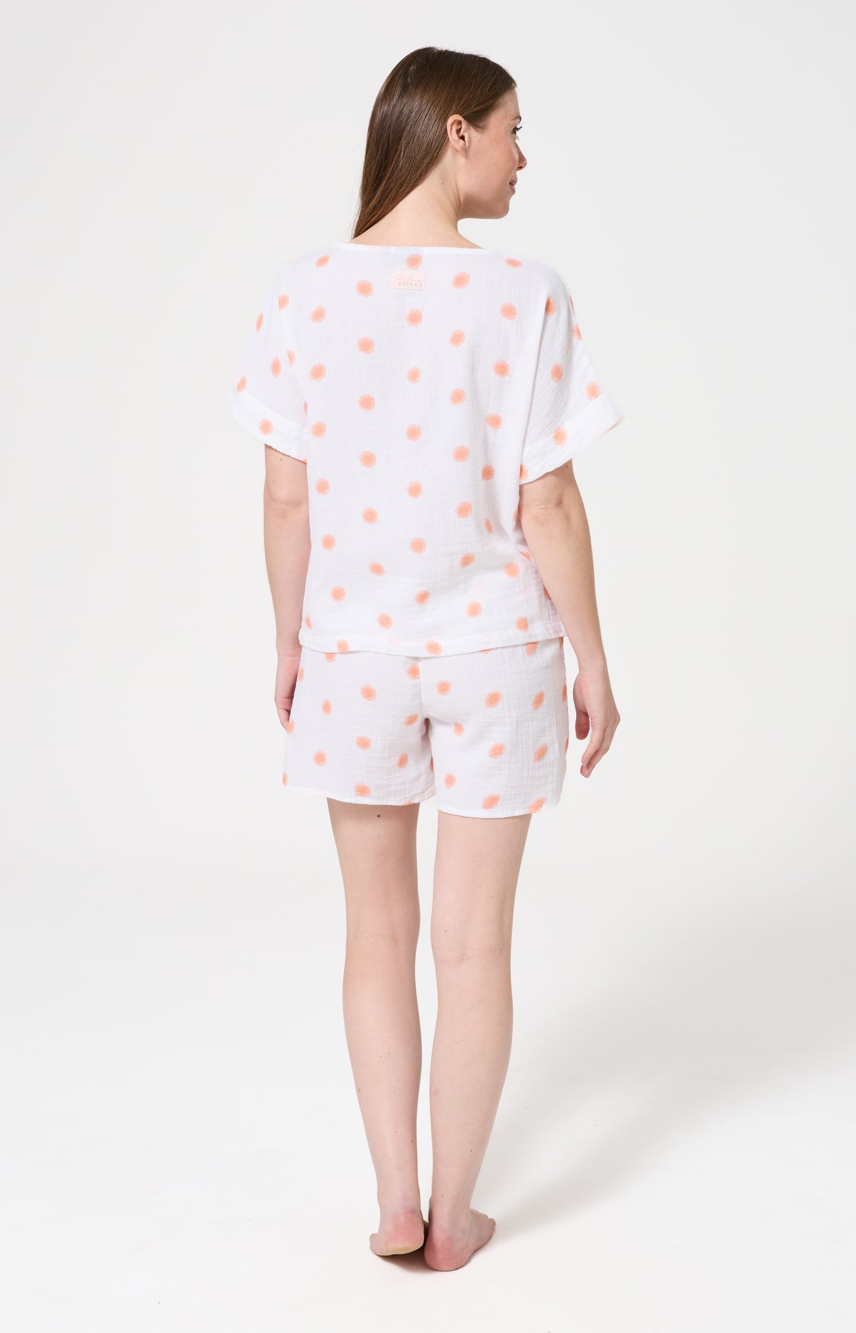 arthur-bob-soleil-pyjashort-gaze-coton-bio-blanc image 6