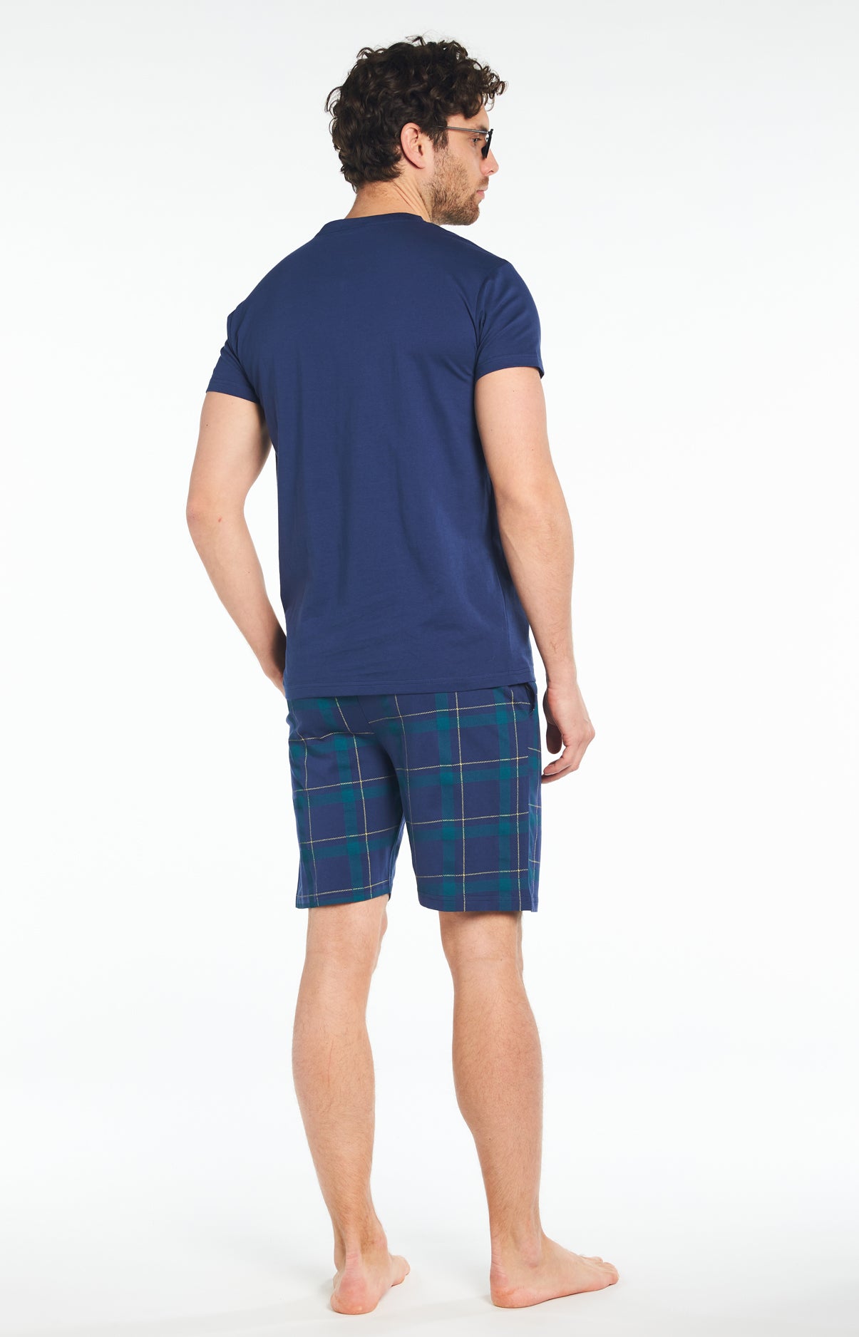 arthur-bob-urgent-pyjashort-homme-marine-coton-bio image 5