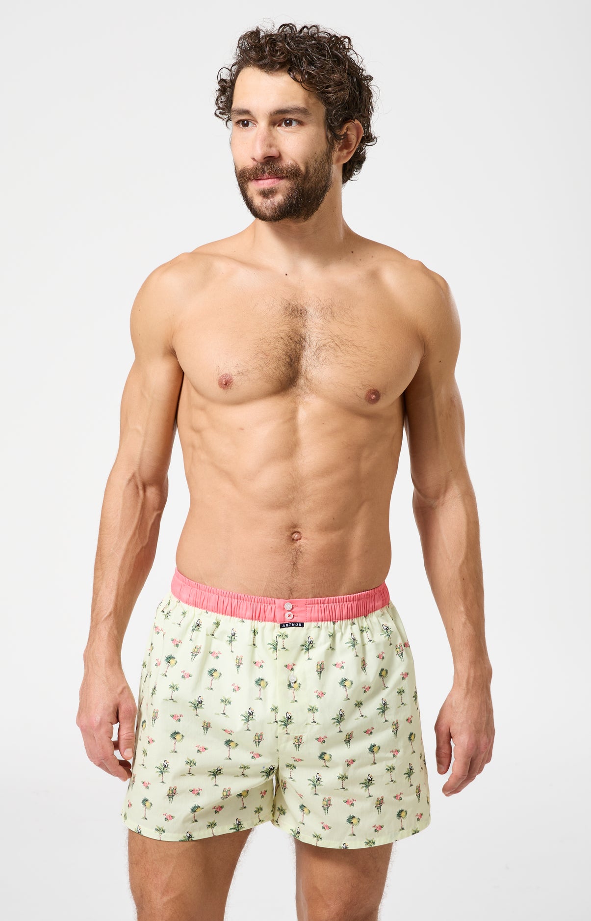 arthur-le-club-n-1225-cale-on-coton-bio-jaune image 2