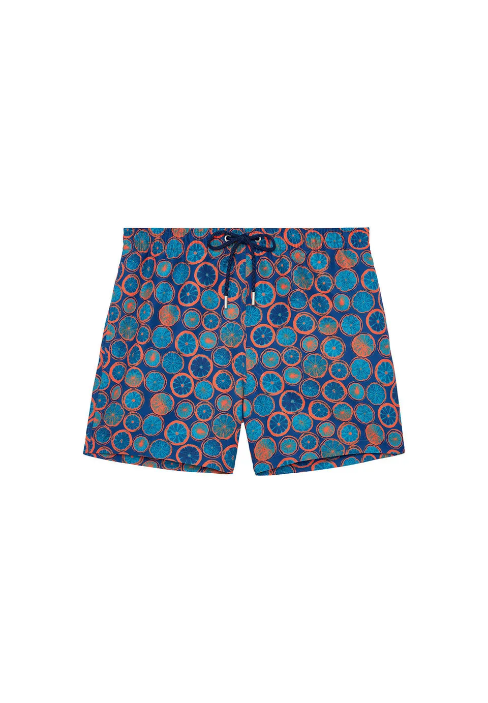hom-h-fresh-trapani-short-de-bain-homme-bleu-oranges image 1