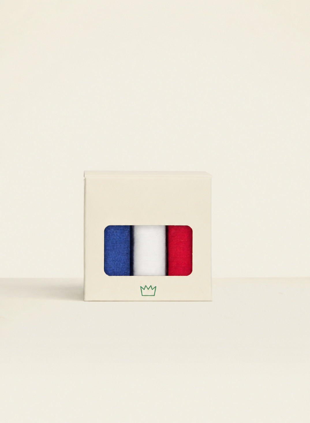 archiduchesse-de-ville-trio-chaussettes-coton-bleu-blanc-rouge-36-41 image 1