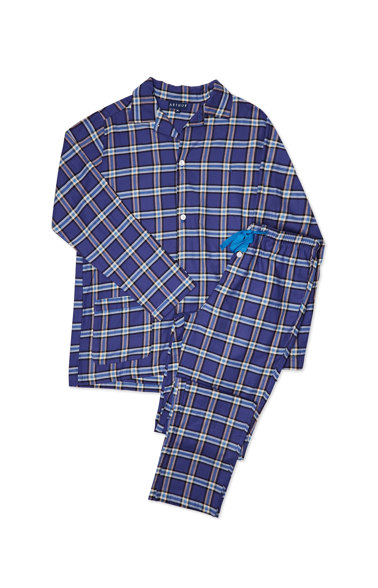 arthur-bob-soir-e-pyjama-long-homme-nuit-coton-gratt image 3