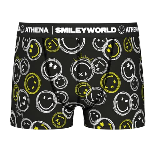 athena-graphic-boxer-gar-on-smileyworld-coton-stretch-imprim image 7