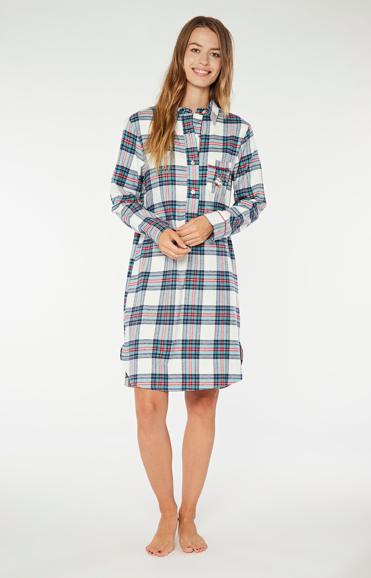 arthur-bob-chemise-grand-p-re-logan-chemise-de-nuit-neige image 2