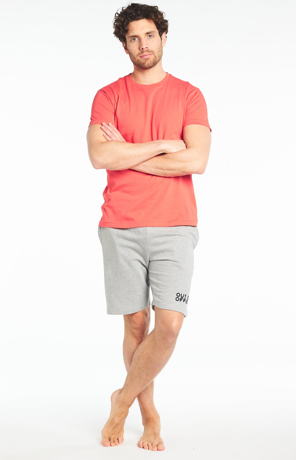 arthur-bob-tee-shirt-uni-rouge-coton-bio image 6
