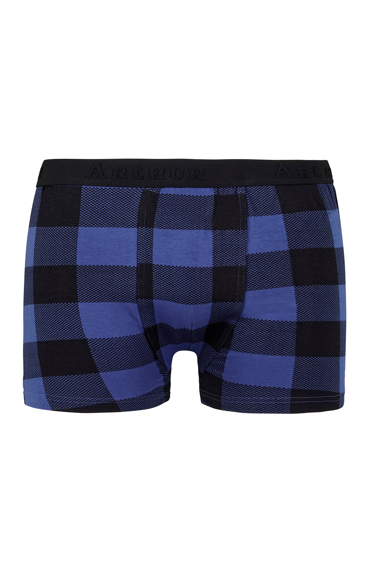arthur-bob-big-vichy-boxer-homme-marine-coton image 3