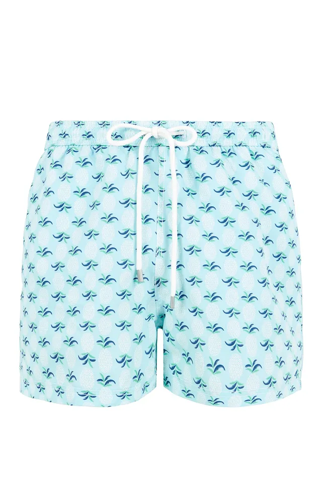 arthur-bob-short-ananas-lagon-enfant-bleu image 1