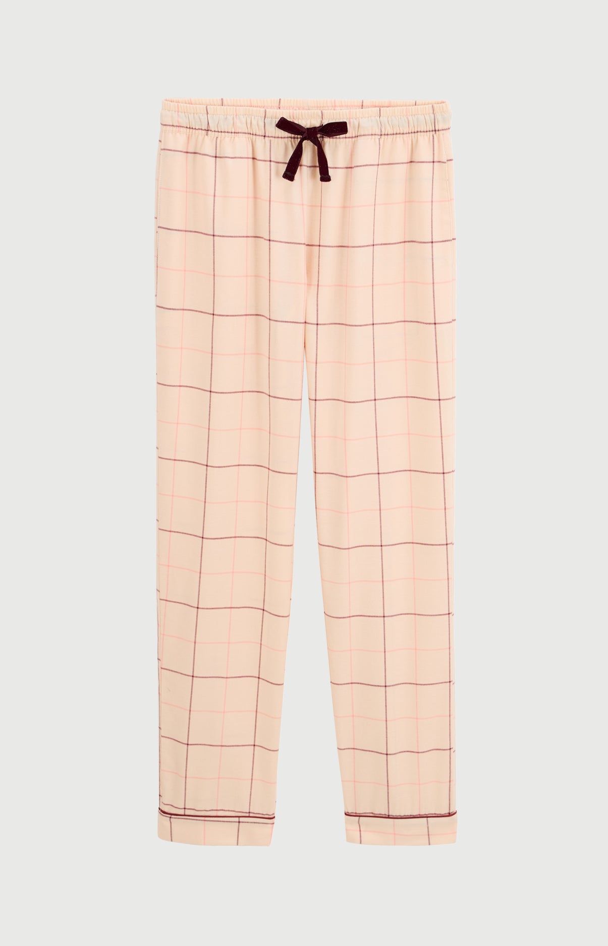 arthur-bob-magnolia-pantalon-pyjama-femme-rose-flanelle image 2