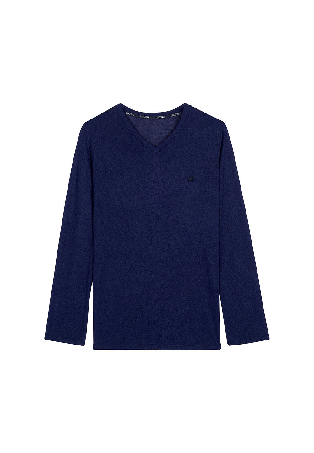 hom-modal-comfort-cocooning-haut-pyjama-marine-modal image 1
