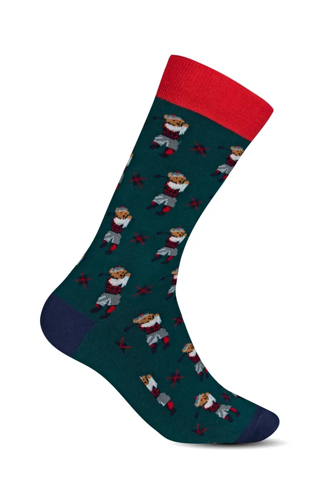 arthur-bob-teddy-chaussettes-mini-homme-sapin-france image 1