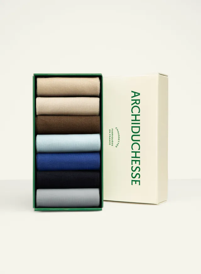 archiduchesse-fantaisie-au-bord-de-l-eau-chaussettes-enfant-7-paires-coton image 1