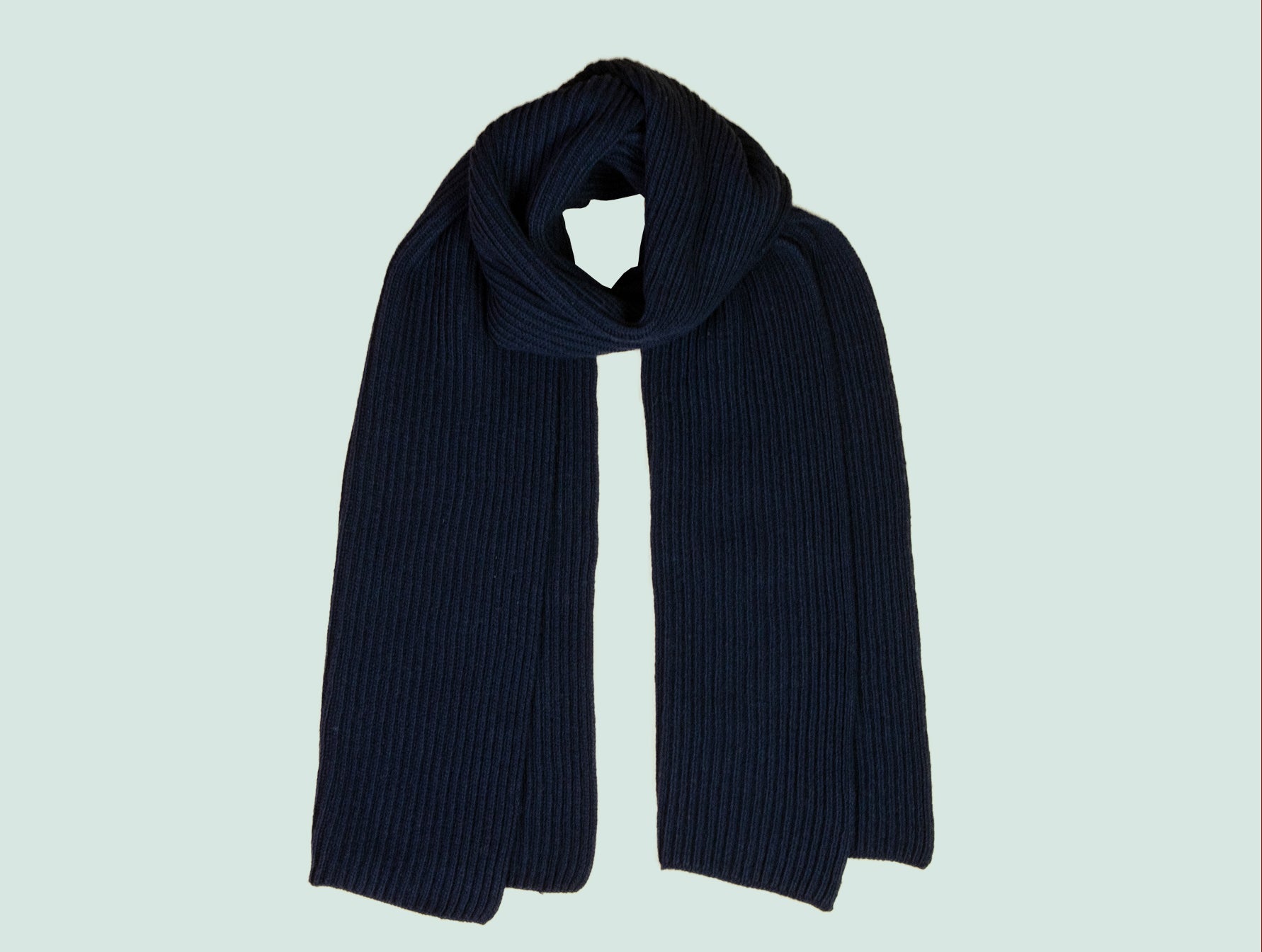 p-trone-charpe-laine-m-rinos-bleu-marine-taille-unique image 3
