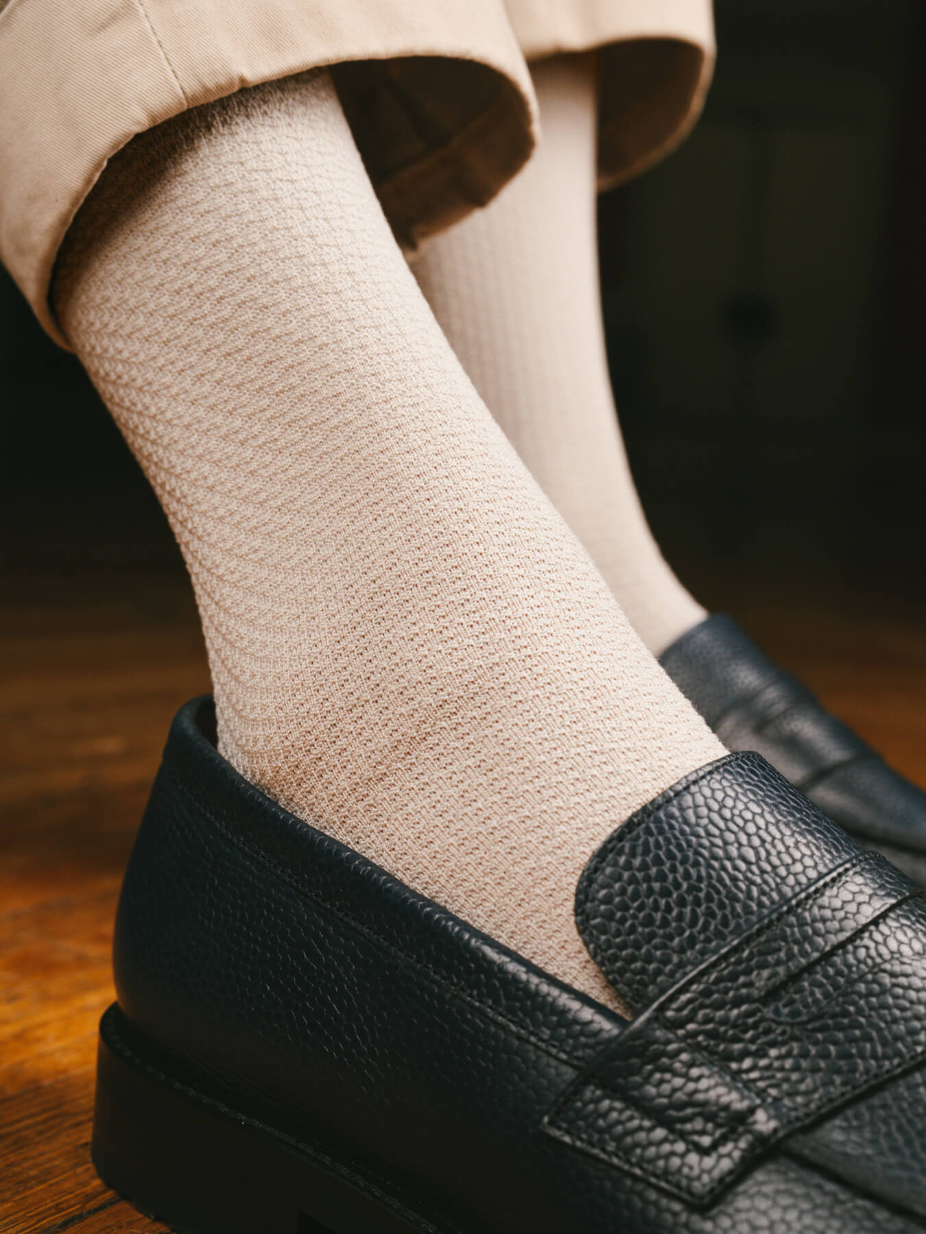 p-trone-chaussettes-fil-d-cosse-nid-d-abeille image 8