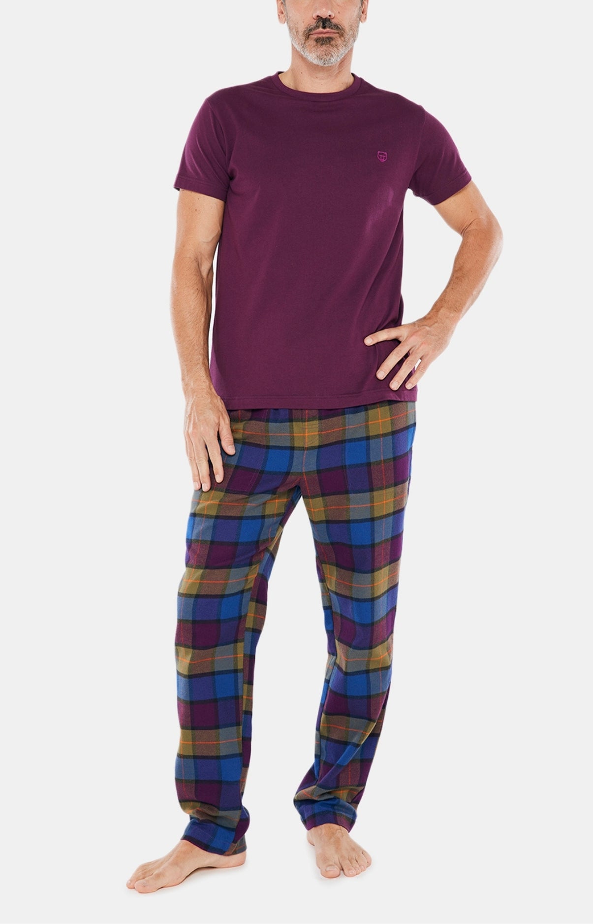 arthur-bob-tee-shirt-coton-bio-bordeaux-manches-courtes image 2