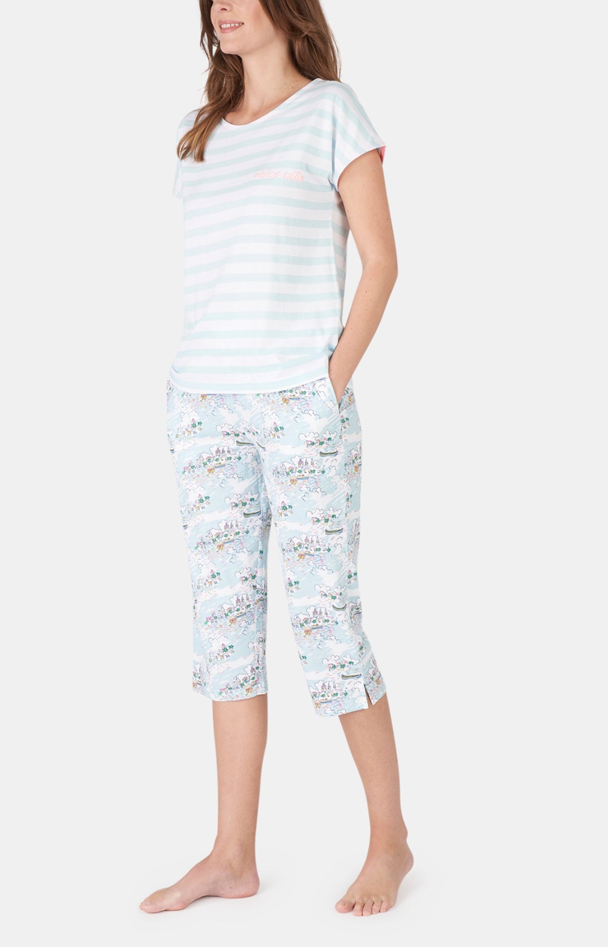 arthur-bob-pyjacorsaire-coton-bio-dolce-vita-bleu image 4