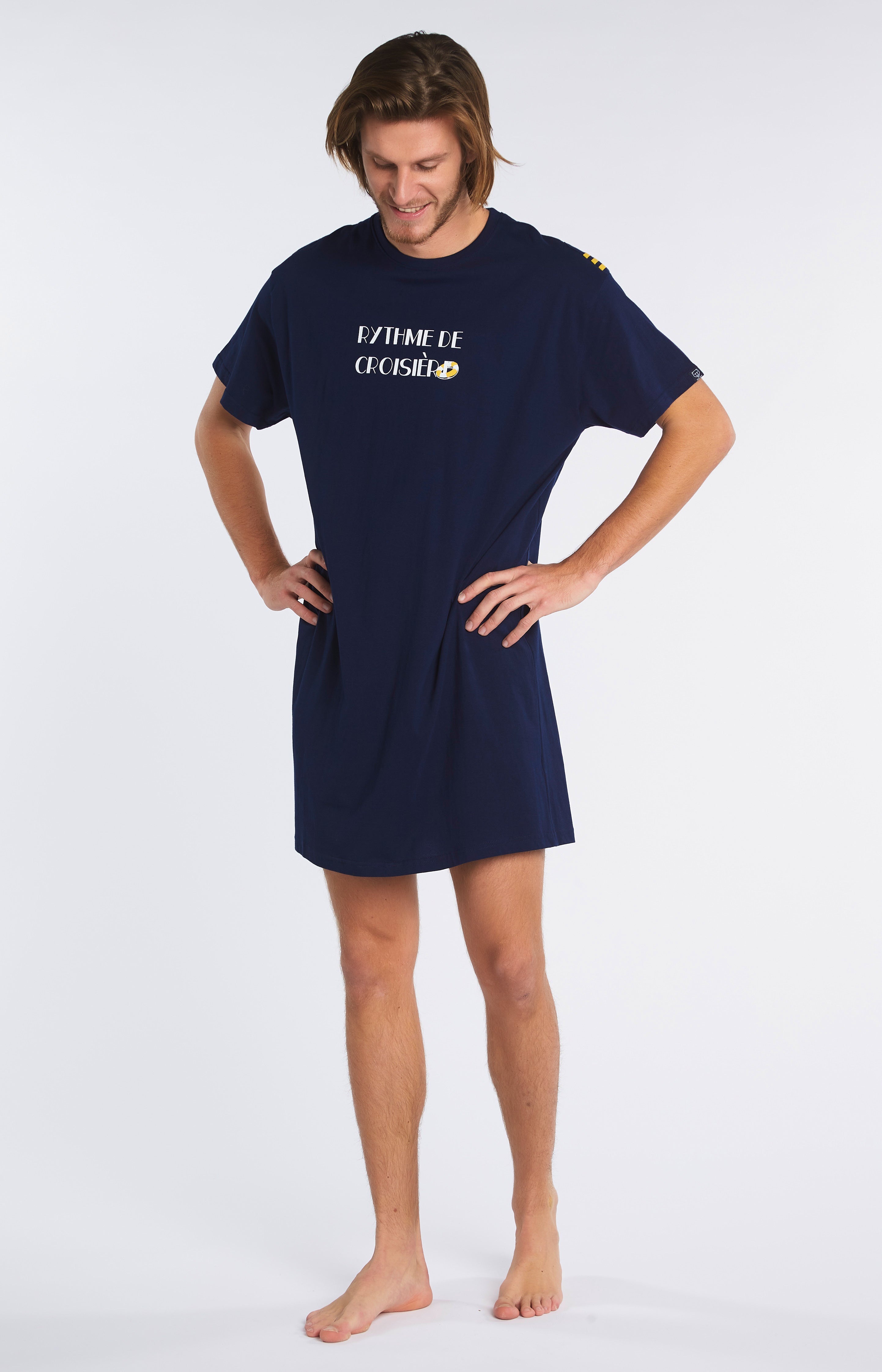 arthur-bob-bou-e-maxi-tee-shirt-coton-bio-marine-tu image 1
