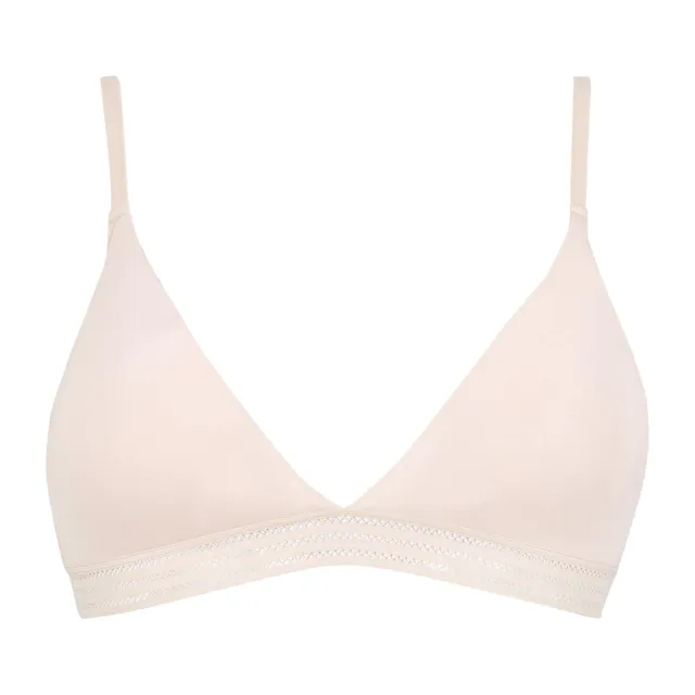 athena-blush-soutien-gorge-triangle-femme-sable-dor-viscose image 1