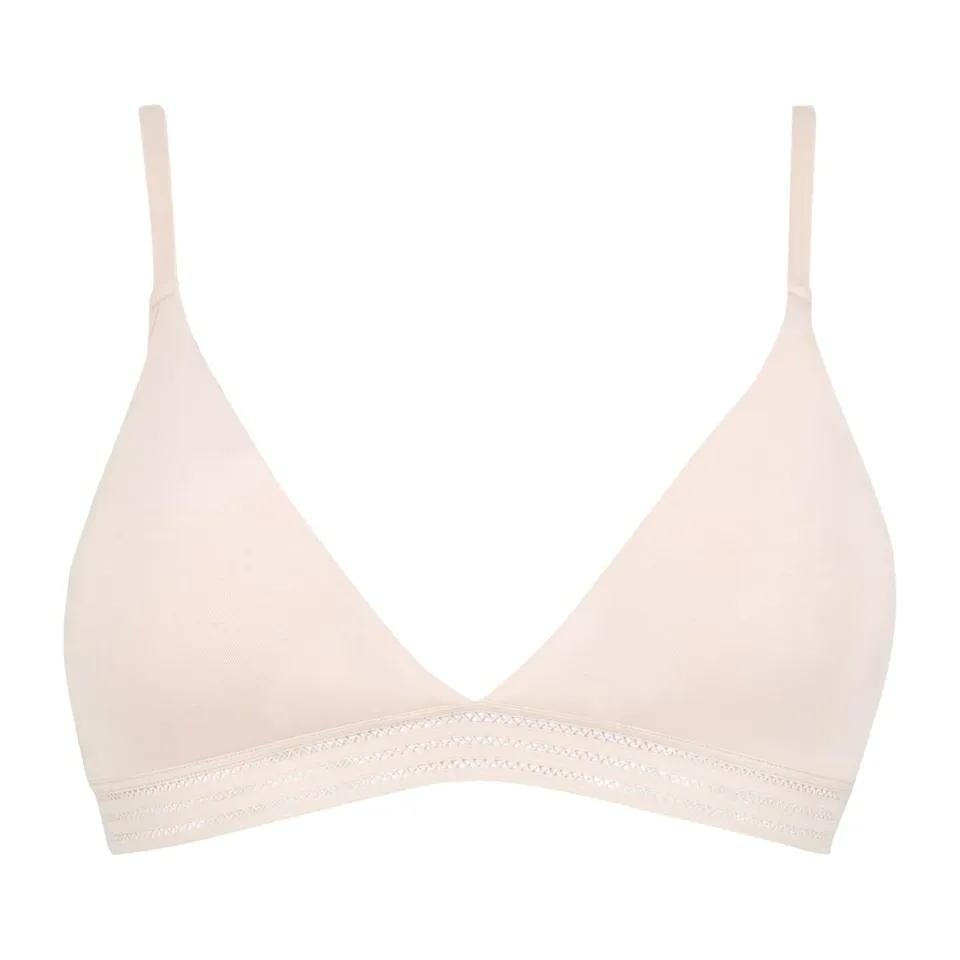 athena-blush-soutien-gorge-triangle-femme-sable-dor-viscose image 1