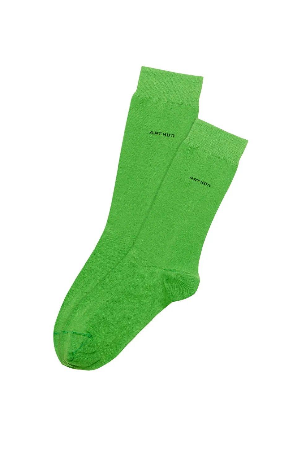 arthur-bob-chaussettes-homme-vertes-coton-bio-40-46 image 1