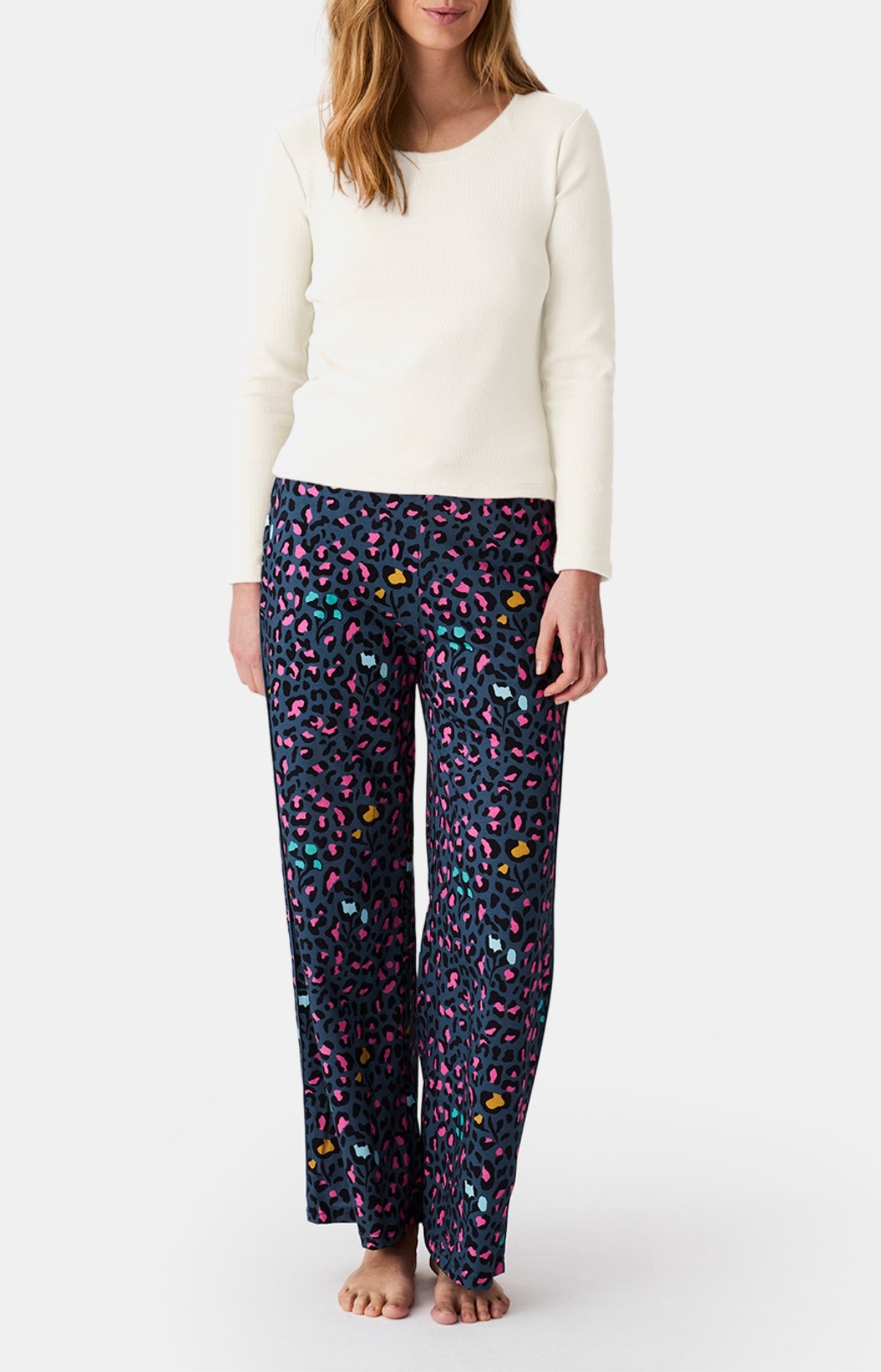 arthur-bob-tee-shirt-manches-longues-cr-me-ivoire-femme image 1
