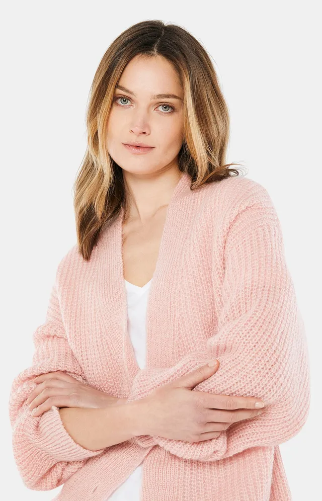 arthur-bob-mohair-gilet-femme-poudre-tu image 1