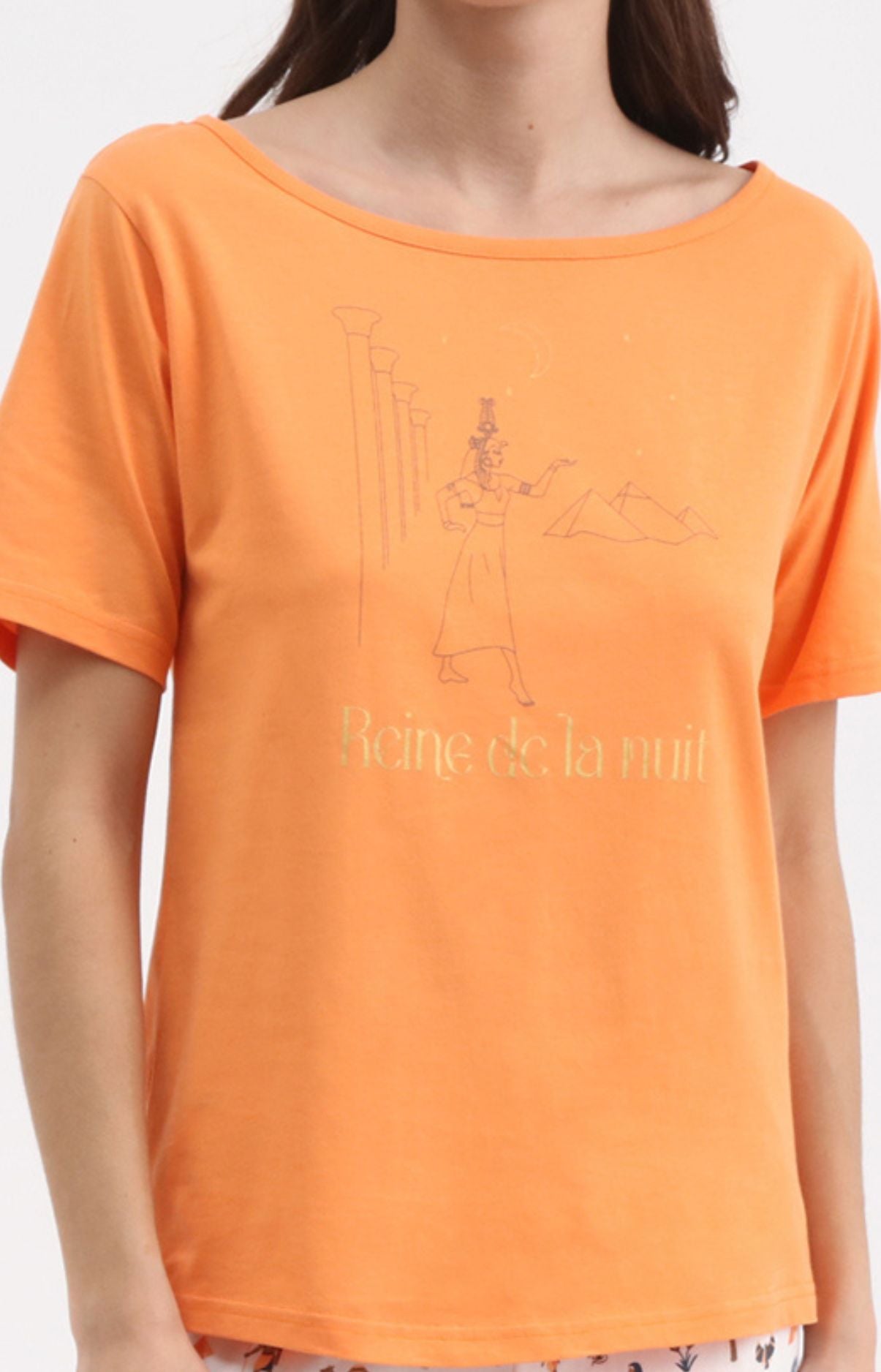 arthur-bob-reine-de-la-nuit-pyjacorsaire-orange-coton image 2