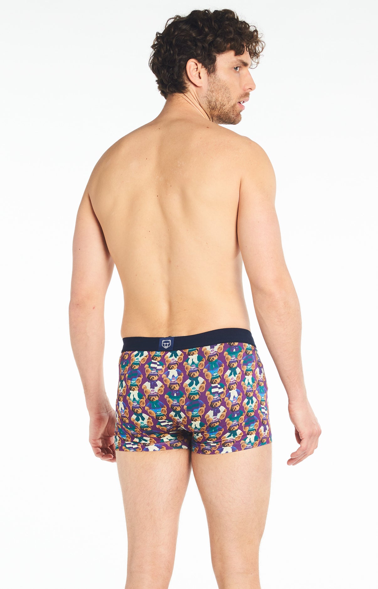 arthur-bob-teddy-boxer-homme-coton-bio-violet image 5