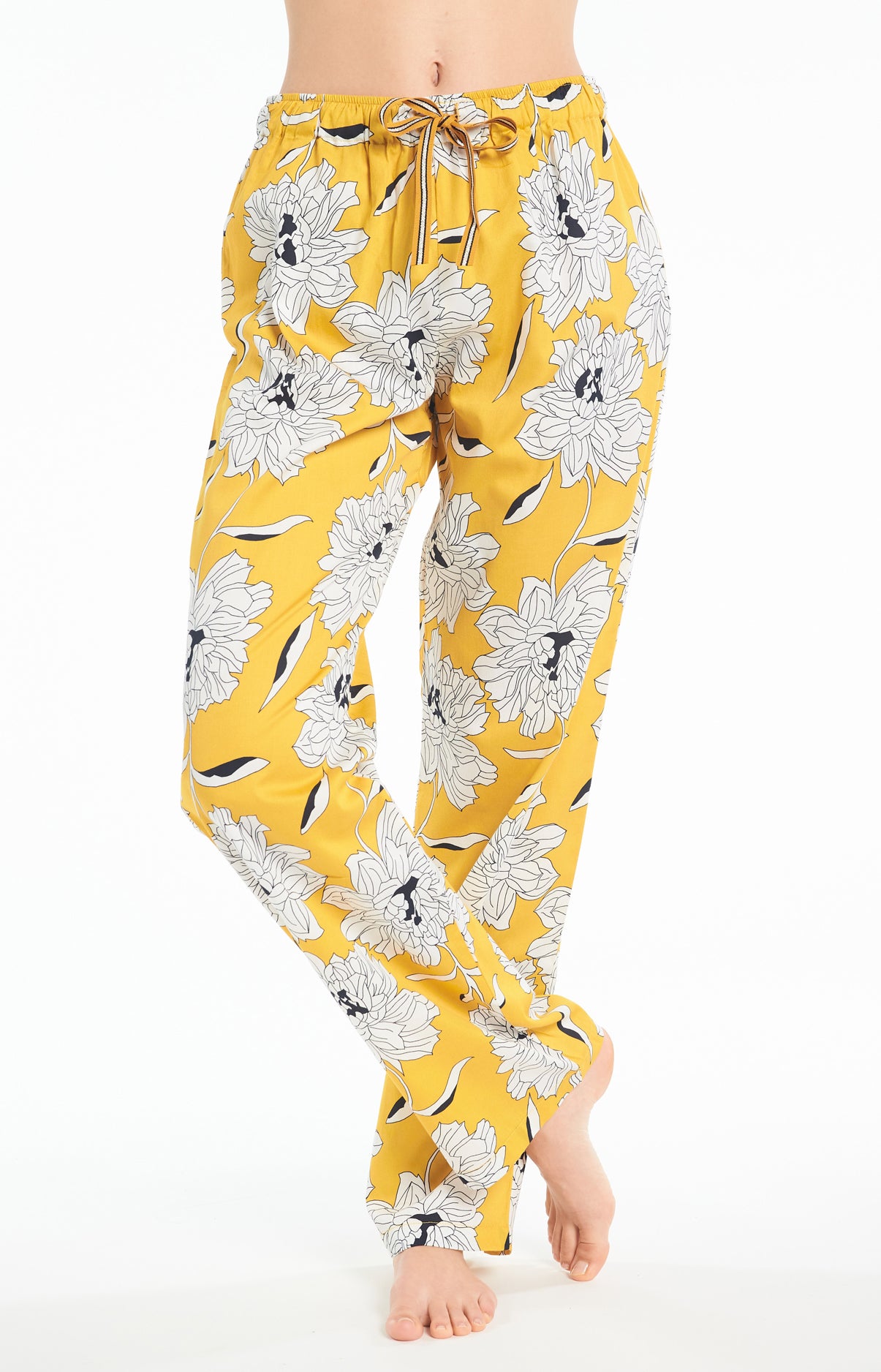 arthur-bob-simone-pyjama-long-femme-jaune-coton-2 image 6