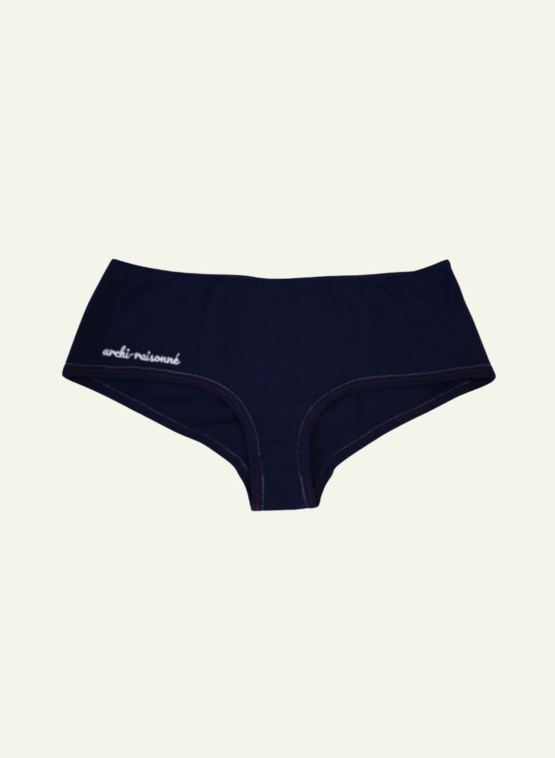 archiduchesse-recycl-e-le-shorty-raisonn-shorty-bleu-coton-bio-m image 1